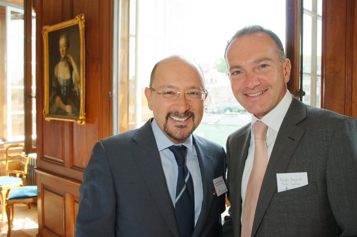 François Raymond Farjallah, Global Head of Country Market Manager, Société Générale Private Banking; Philippe Bongrand, Oliver Wyman.