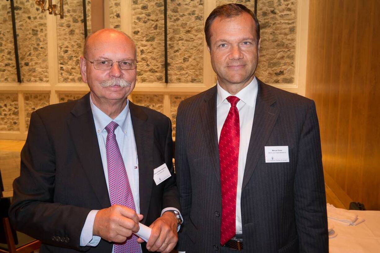 Hans-Christian Steckling, Managing Director, HCS-Consulting; Manuel Ebner, CEO Merrill Lynch Capital Markets AG
