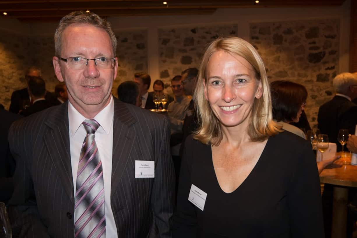 Patrik Spörri, Country Manager Switzerland/Austria, Polycom (Switzerland) AG; Beatrix Morath, Managing Partner, Roland Berger Strategy Consultants