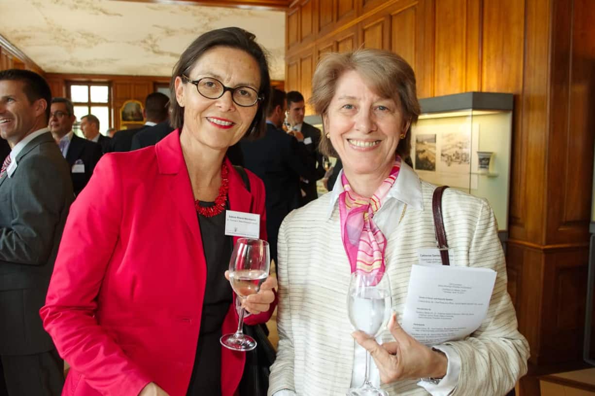 Sabine Biland-Weckherlin, Consultant, Dr. Thomas A. Biland Executive Search; Catherine Gambotto-Palermo, Vice President Partnerships, Organization of Women in International Trade (OWIT) Lake Geneva