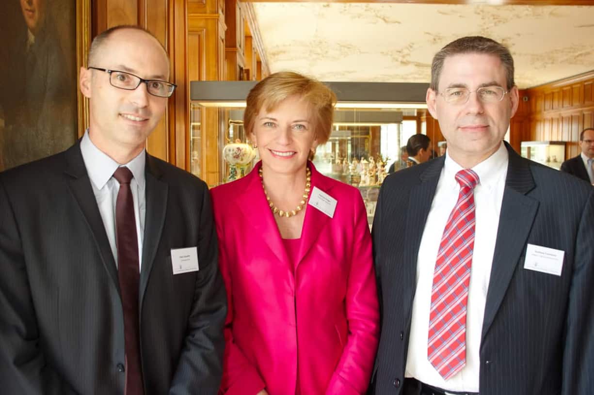 Reto Stauffer, CEO, Consulas GmbH; Particia Horgan, Managing Director, Credit Suisse Group AG; Andreas Foeldenyi, Managing Director, Allegra - Das Sprachenzentrum.