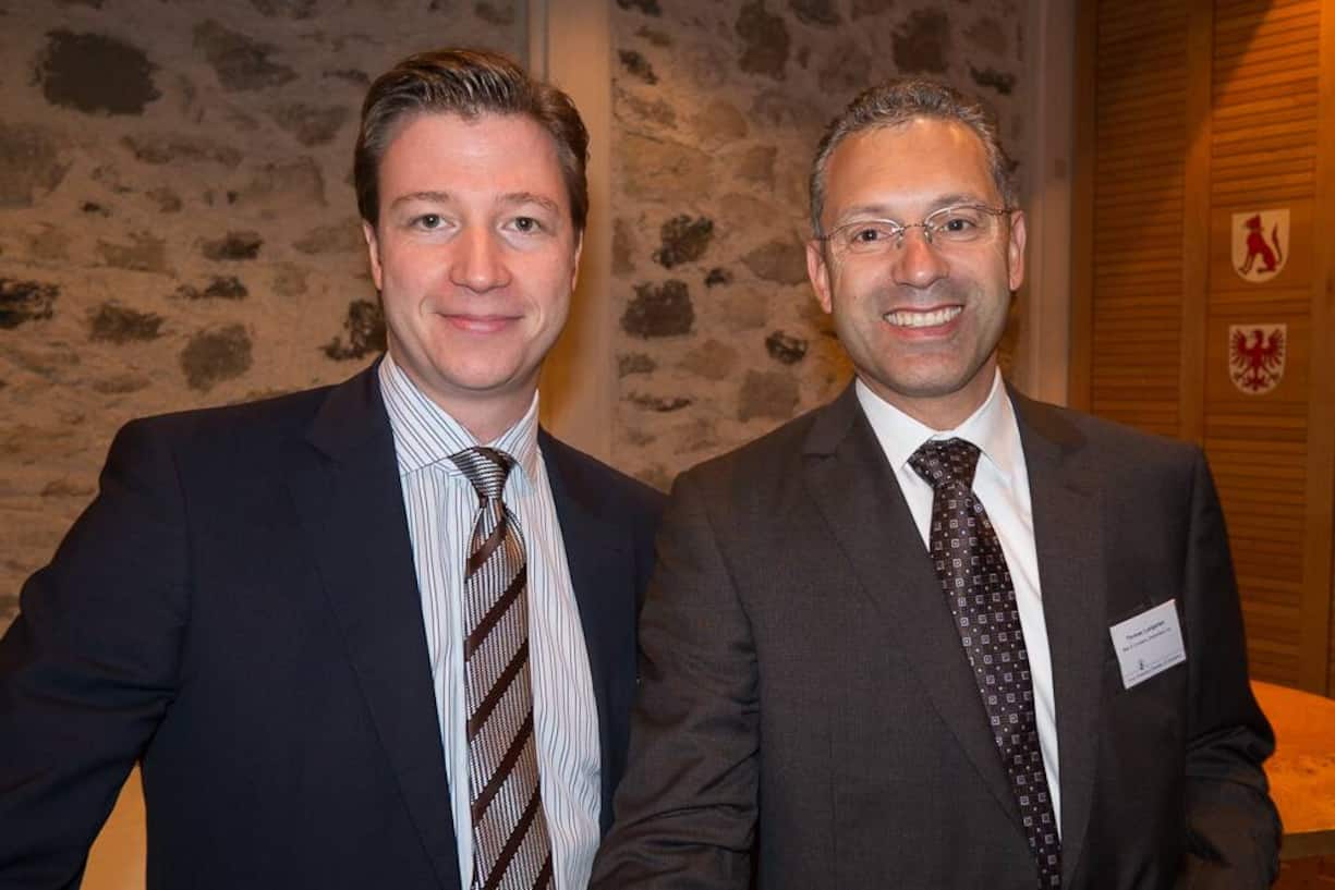 Daniel Gierke, Partner, Engineering Management Selection E.M.S.; Thomas Lustgarten, Managing Director, Bain & Comany Switzerland