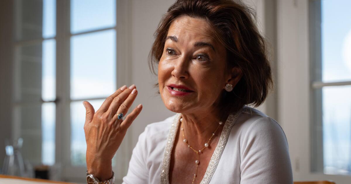 Sophie Vann Guillon, head of the Swiss skincare brand Valmont ...