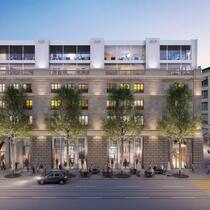 Modell des neuen Zürich-Sitzes an der Bahnhofstrasse.