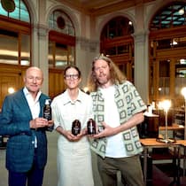Georges Kern mit Hanna und Johan Olzon-Åkerström von Soeder.