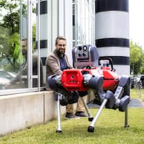 Das Start-up Anybotics, im Bild Co-Founder und CEO Péter Fankhauser, bekam 60 Millionen Dollar für seine US-Expansion.