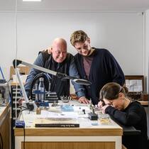 Pierre Biver mit seinem Vater Jean-Claude.