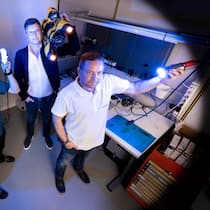 Innovativ: Felix Schill, Igor Martin und Alexander Bahr (von links) bereiten der Unterwasser-IoT-Revolution den Weg.