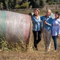 Marilisa Allegrini mit ihren Töchtern Carlotta und Caterina Sofia – gemeinsam entwickeln sie das Weingut weiter.