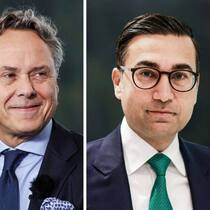 DREI VON DER UBS VR-Präsident Colm Kelleher, CEO Ralph Hamers, Wealth-Management-Chef Iqbal Khan (v.l.).