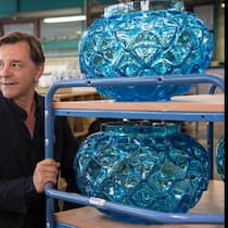 Sterneküche und Kristall Auch wenn es im Werkzeuglager nicht so aussieht: Silvio Denz ist mit Lalique im Luxusgeschäft unterwegs.