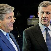 Josef Ackermann (links) und Martin Senn: Wer repräsentiert die «Zürich»?