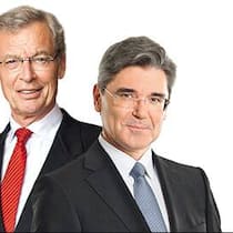 Der neue Siemens-CEO Joe Kaeser (r.) hat viele Probleme im eigenen Haus – darunter den Aufsichtsratschef Gerhard Cromme.