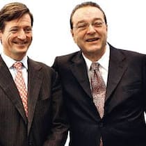Von Anlegern  verschmäht: CS-Chef Brady Dougan  und UBS-Lenker Oswald Grübel (r.).