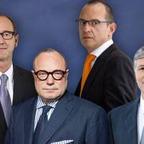 Daniel Sauter, Andreas Schmid, Josef Felder und Rolf Dörig (v.l.).