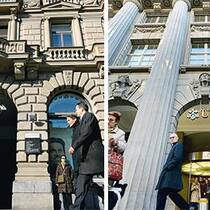 Paradeplatz 8 vs. Bahnhofstrasse 45.