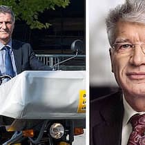 Jürg Bucher (links), Peter Hasler: Die Chemie stimmt nicht.