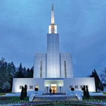 Der Tempel der Schweizer Mormonen in Zollikofen BE.