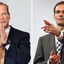 Gemäss den Regeln François Hollandes verdienen Carsten Schloter und Martin Scholl Hunderttausende von Franken zu viel.