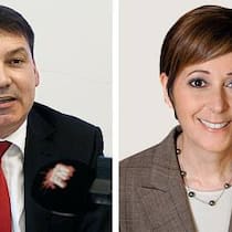 Gewinner und Verliererin: Pascal Brenneisen, Naomi Kelman.