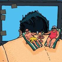 Die Generation 40 wird zur Kasse gebeten. (Illustration: Stephan Liechti)