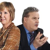 Schlecht laufendes Europageschäft: Panalpina-Chefin Monika Ribar und Reinhard Lange, Lenker von Kühne + Nagel.