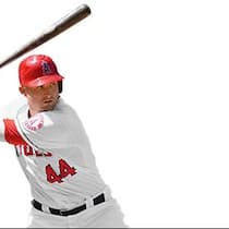 Kraftvoll wie viele US-Konzerne: Baseballspieler der Los Angeles Angels.