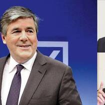 CEO Josef Ackermann (l.), Risikochef Hugo Bänziger (o.) und Pierre de Weck, Leiter des Geschäfts mit vermögenden Kunden.