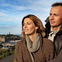 Sie singt, er segelt: Kirsty mit Ernesto Bertarelli vor einem Konzertauftritt in Edinburgh.