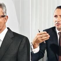 Planen den Umzug von AWD von Zug nach Zürich: Swiss-Life-Schweiz-Chef Ivo Furrer (l.) und Noch-AWD-Schweiz-Chef Remo Weibel.