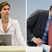 Aufsteigerin, Absteiger: Mirjam Staub-Bisang und Ehemann Martin Bisang vor Publikum – mit ungleichen Botschaften.