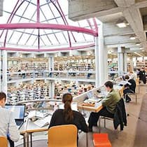 Denkfabrik HSG: die Universitätsbibliothek.