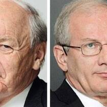 Gehen getrennte Wege: Sika-Präsident Walter Grüebler (l.) und CEO Ernst Bärtschi.