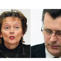 Bundesrätin Eveline Widmer-Schlumpf und Nationalbank-Präsident Philipp Hildebrand.