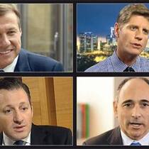 Martin Senn, «Zürich»; Joseph Hogan, ABB (o.); Boris Collardi, Julius Bär und Joe Jimenez, Novartis.