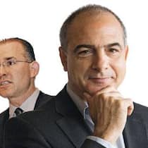 Das Büro bei Sonova wegen Verdachts auf Insiderhandel geräumt: Valentin Chapero, früherer CEO (r.), Oliver Walker, Ex-Finanzch