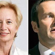 Zurückversetzt: Ex-CEO Alice Stümcke-Sachova und ihr Nachfolger Kaspar Niklaus.