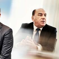 Bankchef Sergio Ermotti (l.) und VR-Präsident Axel Weber: Beide wollen bis 2022 bleiben.