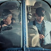 Der Fintech-Unternehmer Adriano Lucatelli und Urs Hutmacher sind ein erfahrenes Piloten-Duo.