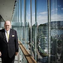 Der Präsident: Walter Kielholz am Hauptsitz der Swiss Re in Zürich.