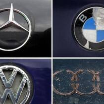 Ramponiert: Deutsche Autohersteller stehen in der Kritik.   Keystone