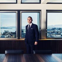 Lars Windhorst in seinem Büro in Zürich. Hier führte früher der russische Oligarch Viktor Vekselberg seine Geschäfte.