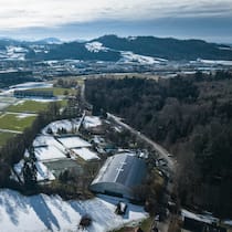 Auf dem Gründenmoos-Areal in St. Gallen könnte ein riesiges Sportzentrum entstehen.