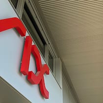 Schriftzug an der Schweizer Börse SIX.
