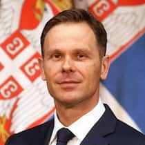 Der serbische Finanzminister Siniša Mali. 