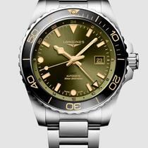 Longines HydroConquest Die Sportuhr mit 43-mm-Stahlgehäuse, Keramiklünette und kratzfestem Saphirglas kann viel aushalten, auch Druck bis 300 Meter unter Wasser. 2800 Fr.