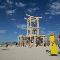 Festival Burning Man: Es herrscht die Praxis des Schenkens. Keystone