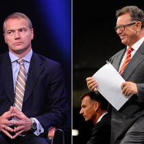 Carsten Kengeter (links) löst Reto Francioni an der Sptize der Deutschen Börse ab.Keystone/Bloomberg