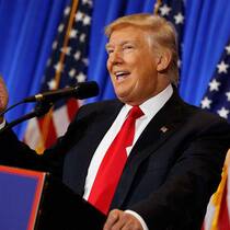 Donald Trump: Der US-Leitindex  S&P 500 kletterte zuletzt auf ein Rekordhoch.