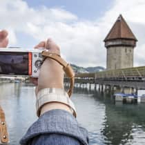 Kapellbrücke: Wahrzeichen der Stadt Luzern. Keystone